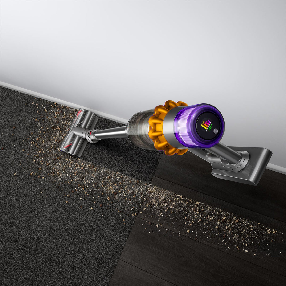 Dyson V15 Detect Absolute - Nickel Satin Gelb/Glanz Nickel