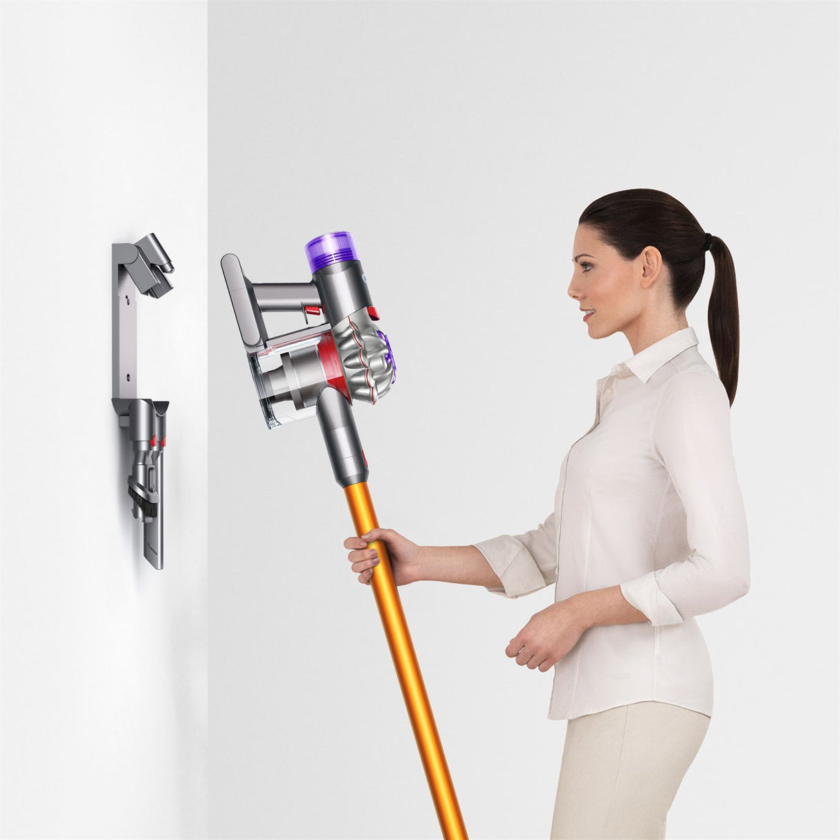 Dyson V8 Absolute Handstaubsauger - Gelb/Nickel