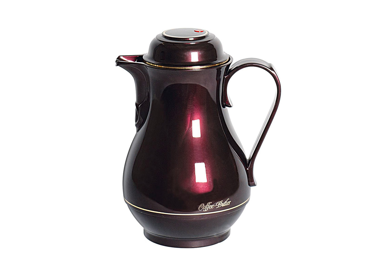 ROTPUNKT Isolierkanne Coffee-Butler Kunststoff 1 l black cherry