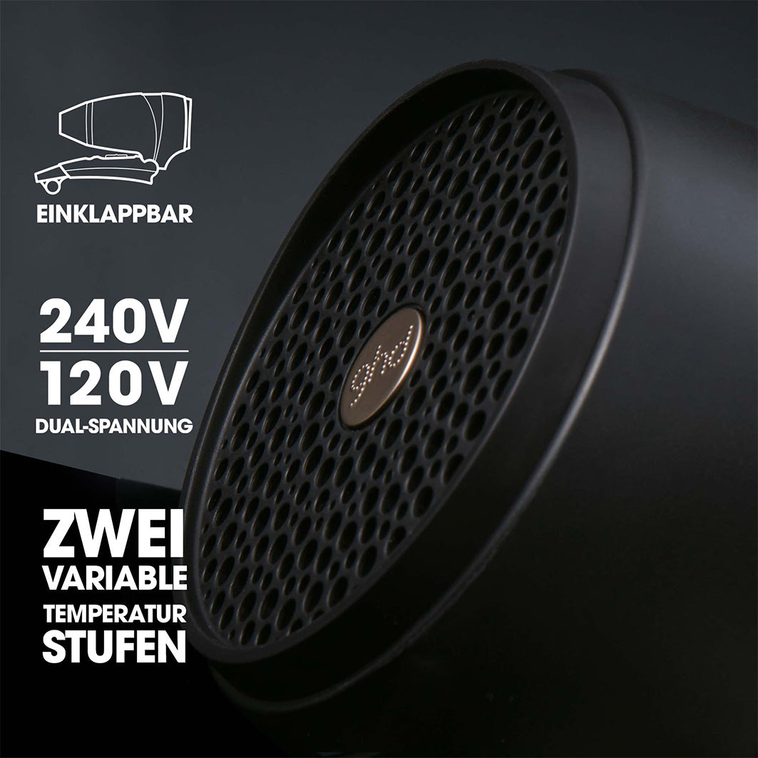 ghd Reisehaartrockner flight schwarz