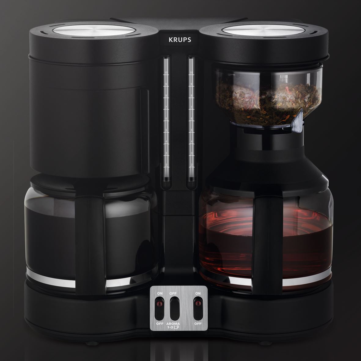 Krups KM8508 Doppel-Kaffeeautomat Duothek Plus