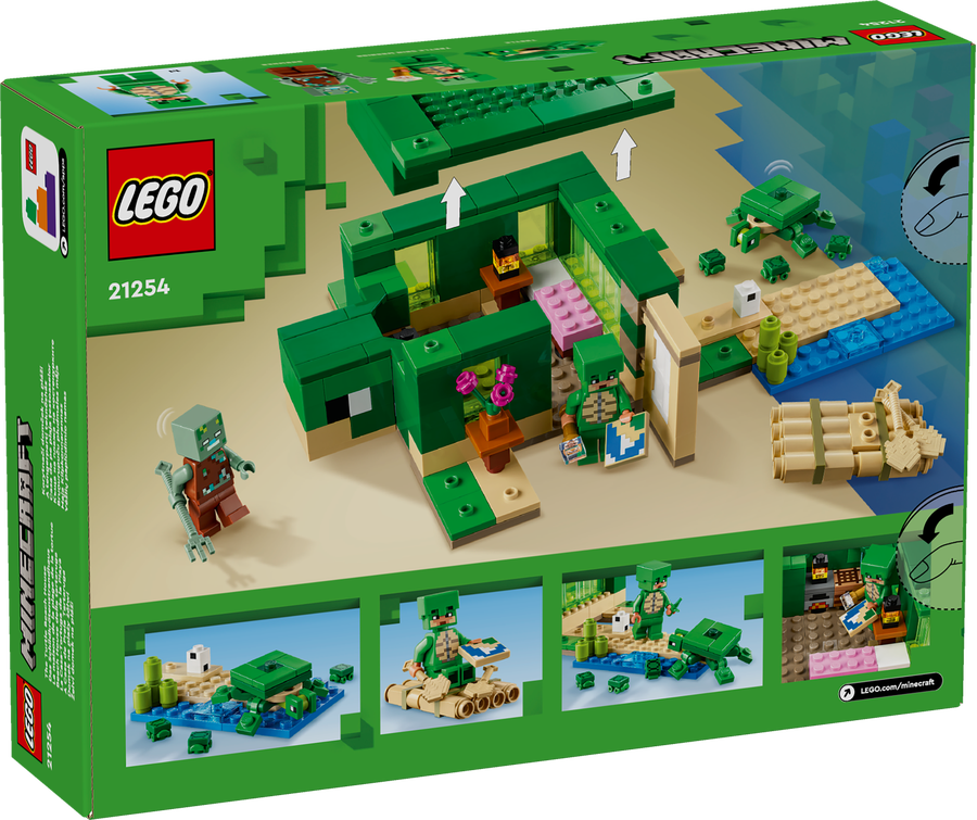 LEGO Minecraft Das Schildkrötenstrandhaus 21254