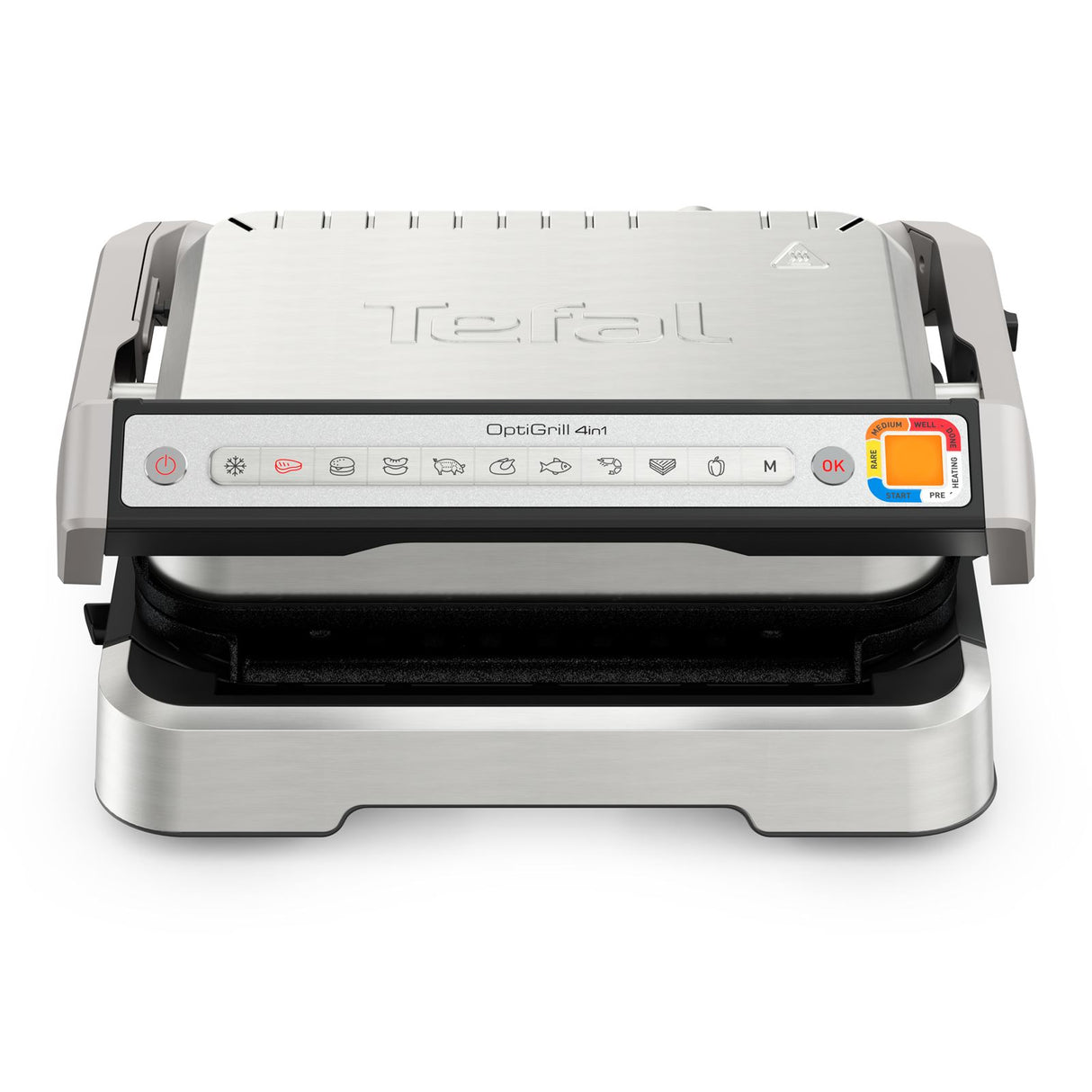 Tefal OptiGrill 4 in 1, silber (inkl. Backschale)