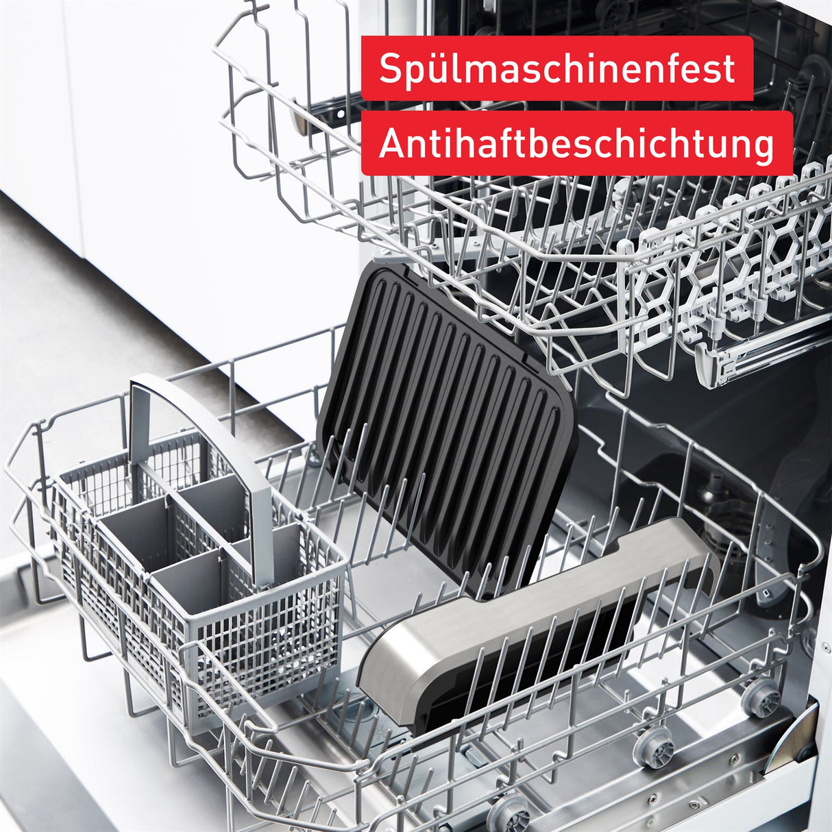 Tefal OptiGrill 2 in 1, silber