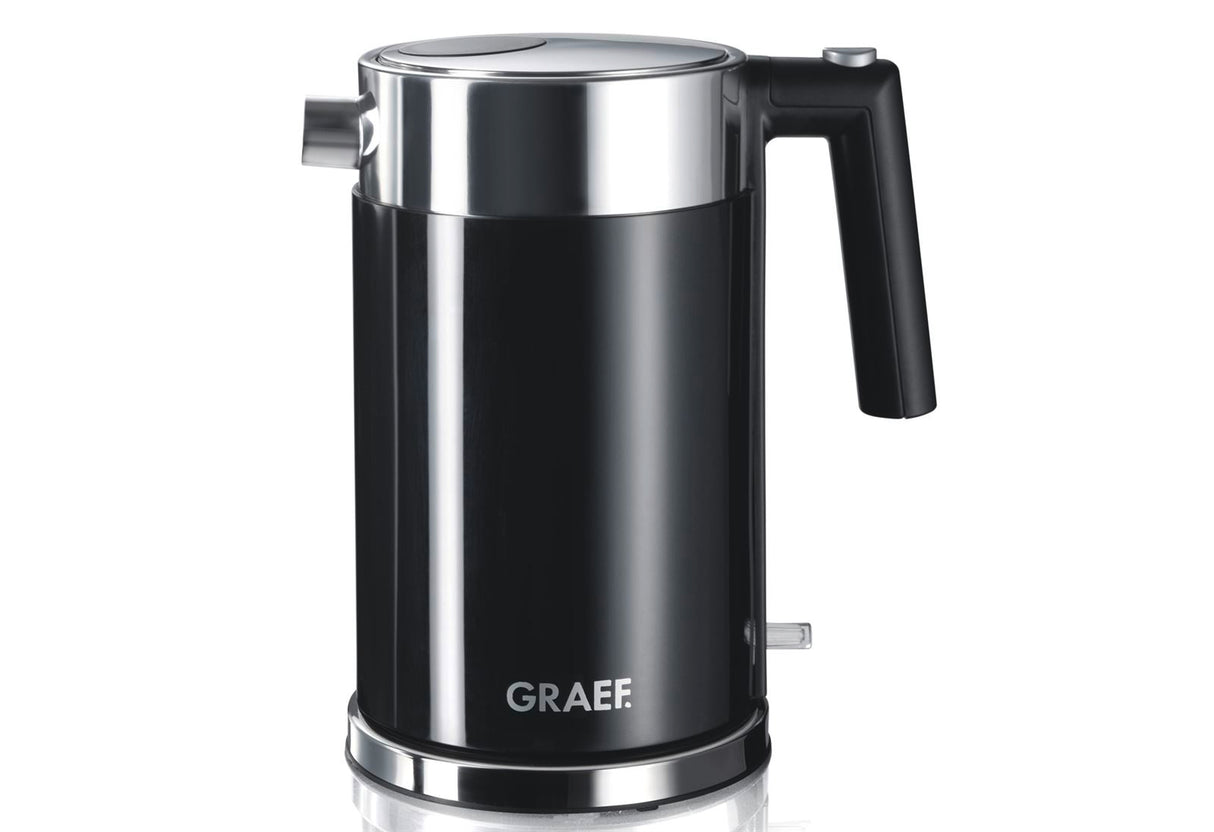 GRAEF Wasserkocher WK62EU 1,5 l 2000 W Edelstahl/schwarz