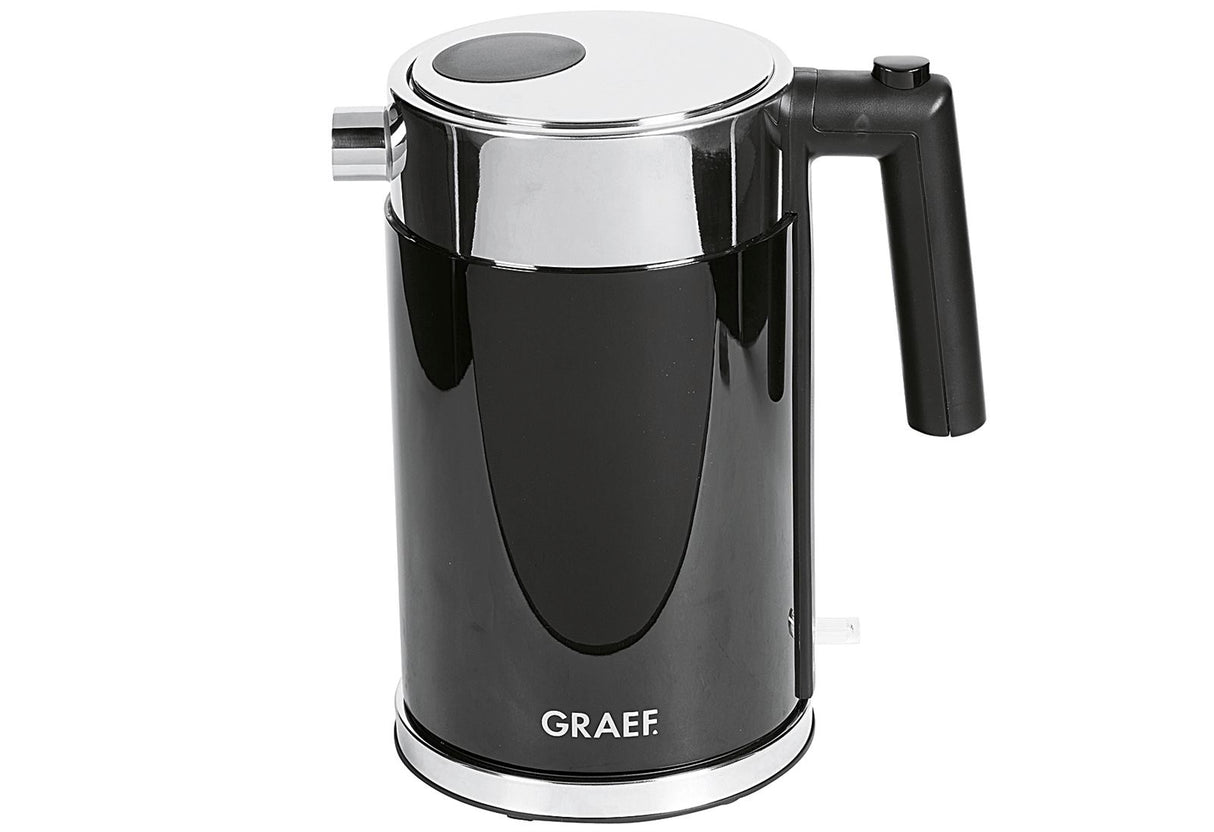 GRAEF Wasserkocher WK62EU 1,5 l 2000 W Edelstahl/schwarz