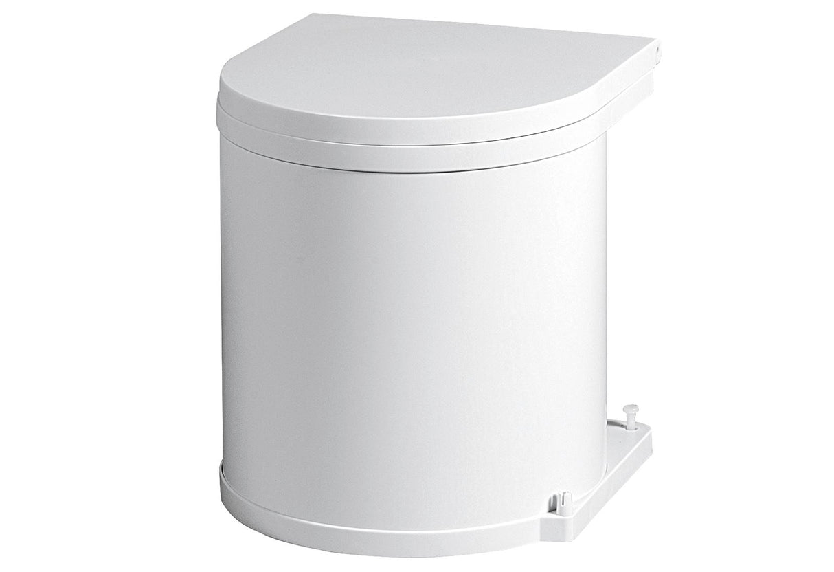 WESCO Einbau-Abfalleimer 11 l 30cm weiß