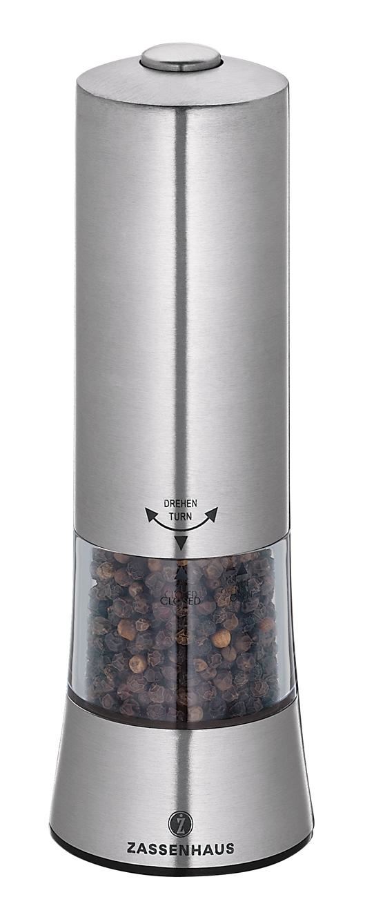 ZASSENHAUS Pfeffermühle Gera Batteriebetrieb 18cm