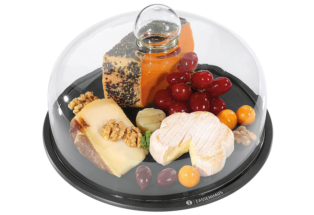 ZASSENHAUS Käseglocke mit Glasdeckel Ø28cm