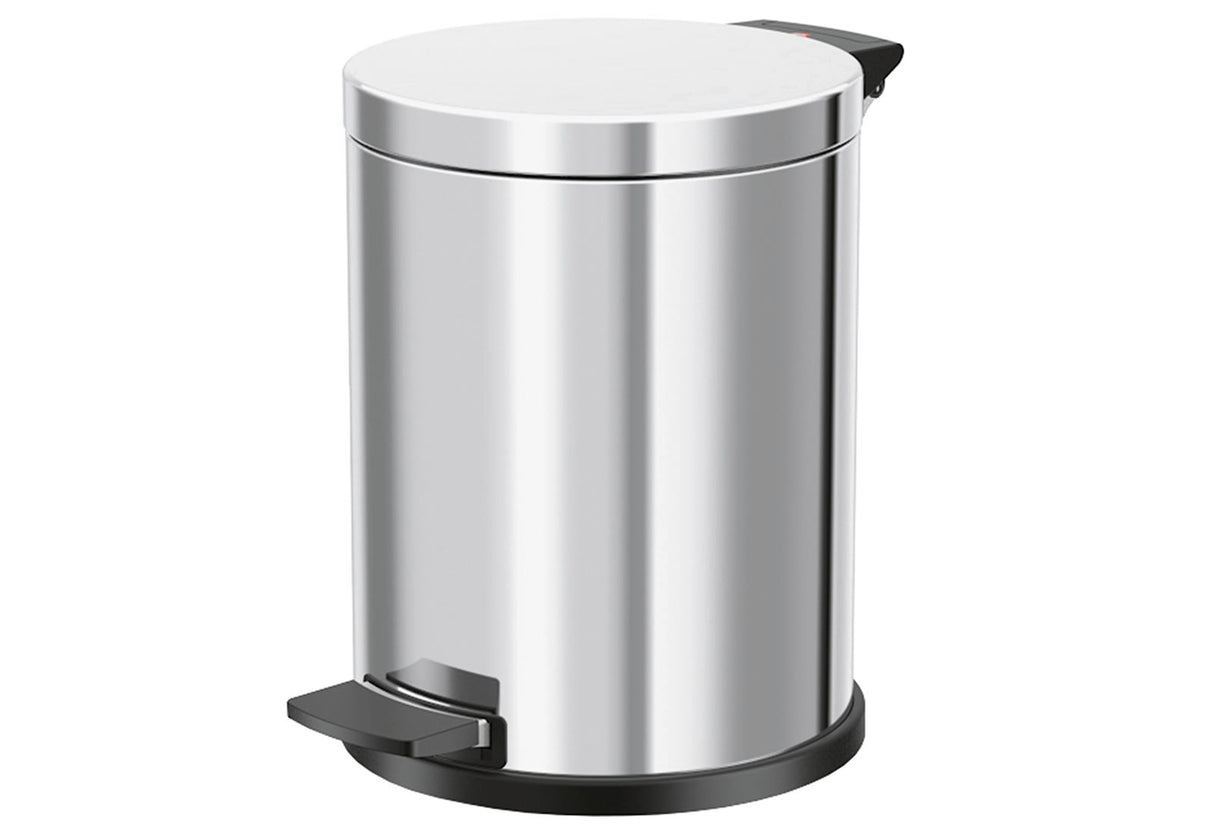 HAILO Tret-Mülleimer Solid M 12l Ø28cm Edelstahl Inneneimer verzinkt