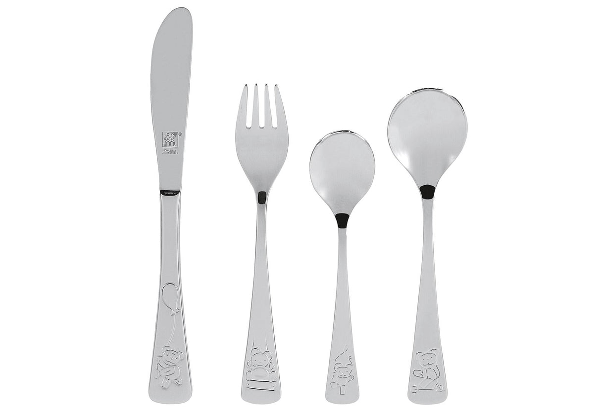 ZWILLING Kinderbesteck Teddy Edelstahl 4teilig