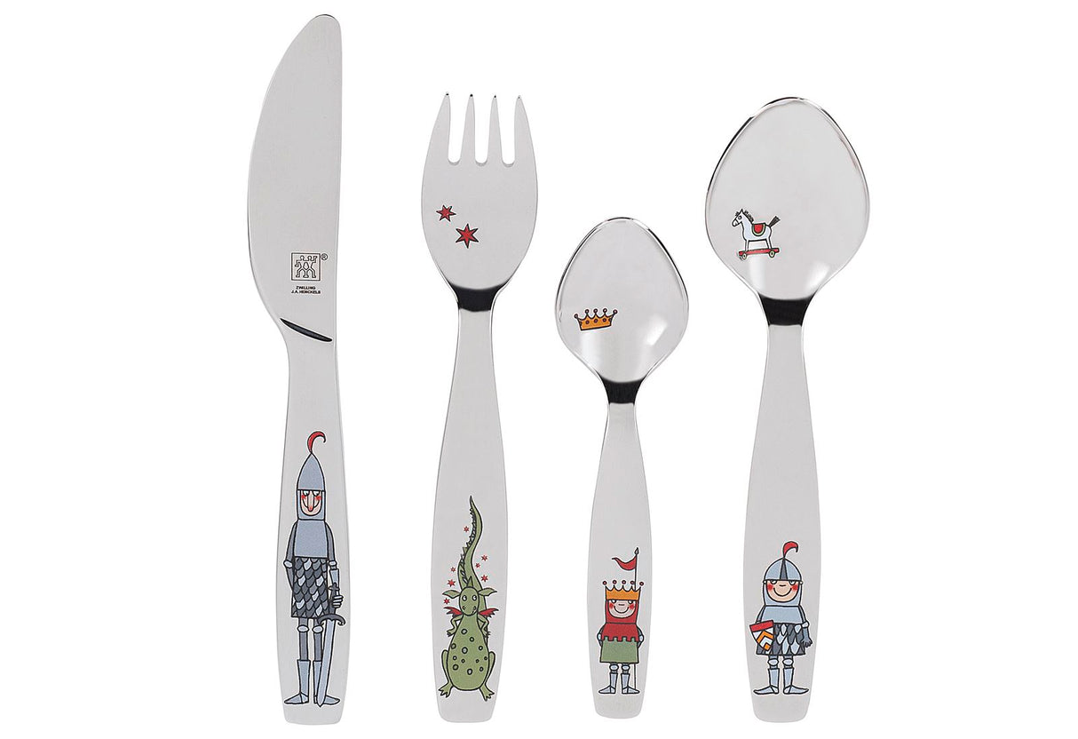 ZWILLING Kinderbesteck Ritter Eckbert Edelstahl 4teilig