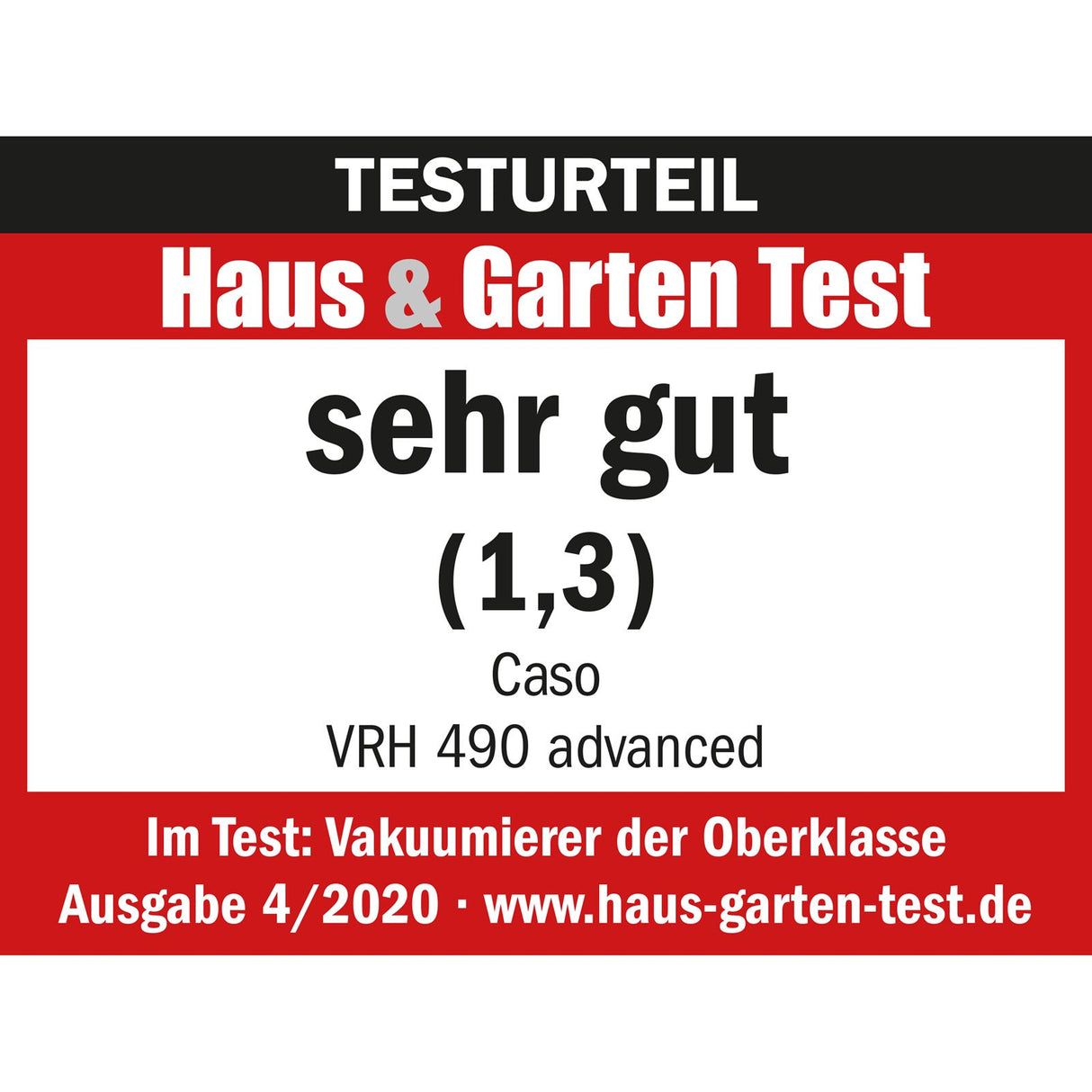 CASO Vakuumiergerät VRH 490 advanced