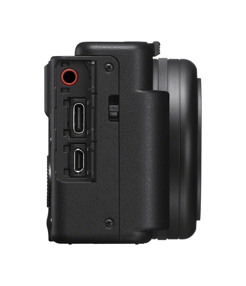 Sony Vlog Kamera ZV-1F - Klapp- und drehbares Display, 4K Video, Slow- Motion, Vlog Funktionen
