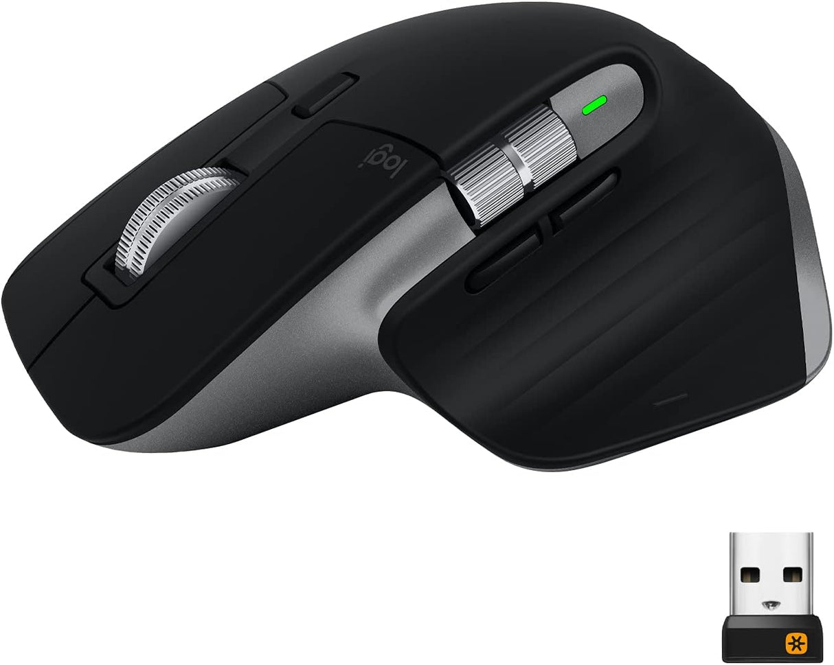 Logitech MX Master 3 für Mac 2.4 GHz & Bluetooth schwarz (kabellos)