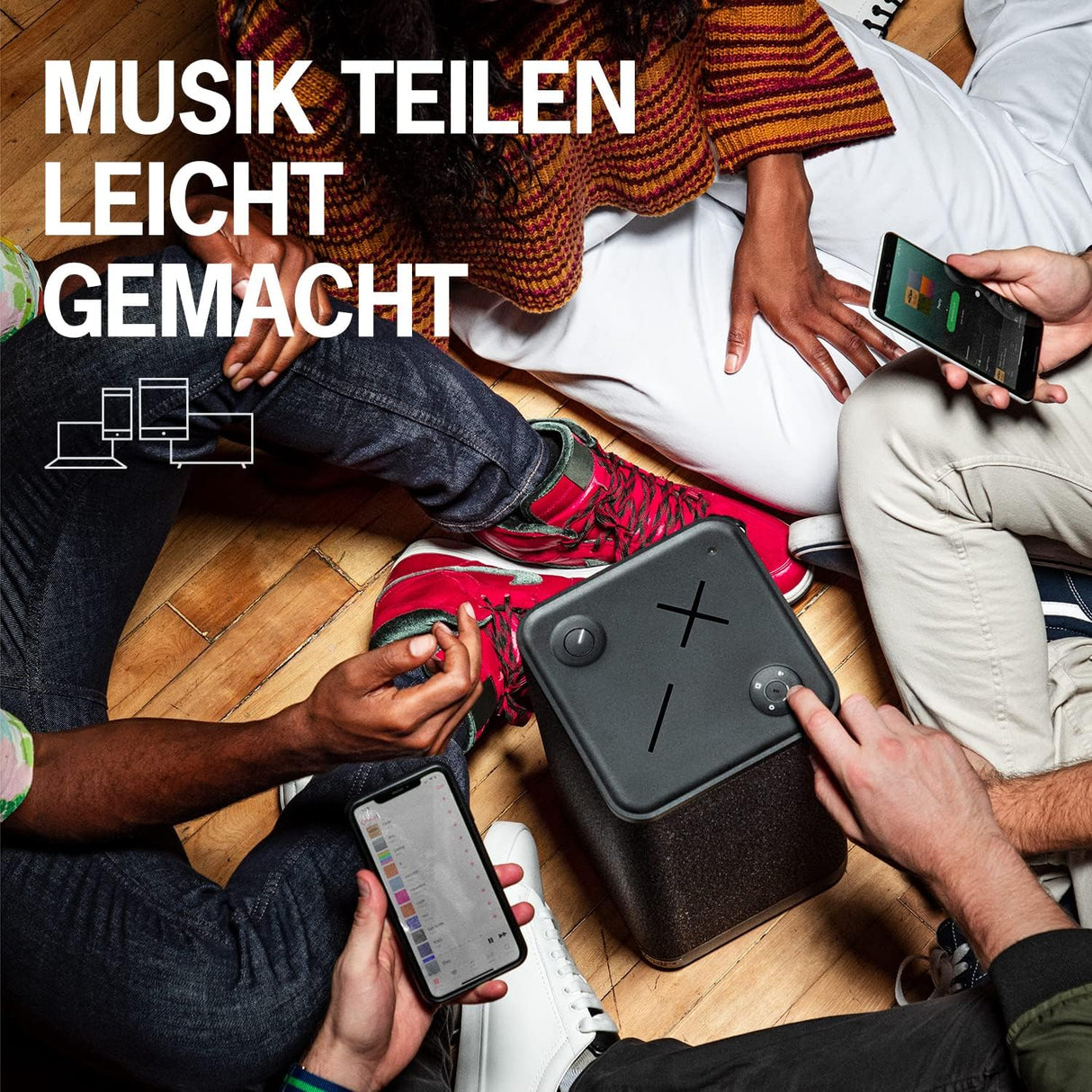 Logitech Hyperboom Party Bluetooth Lautsprecher schwarz