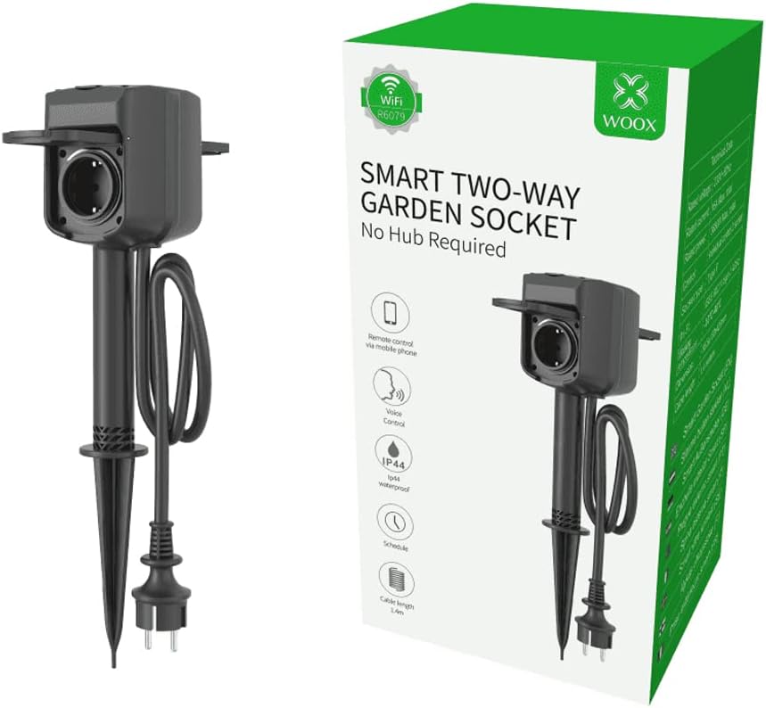 WOOX R6079 Smart Two-Way Outdoor Socket