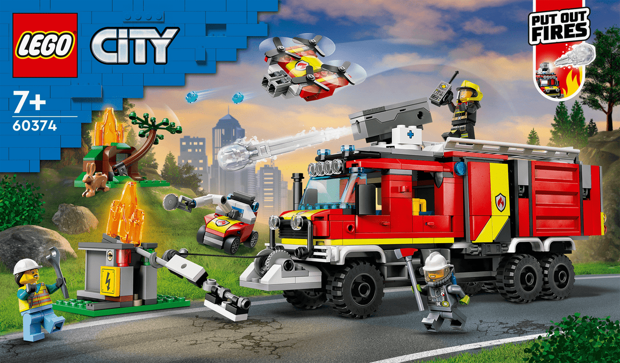 LEGO City Einsatzleitwagen der Feuerwehr 60374