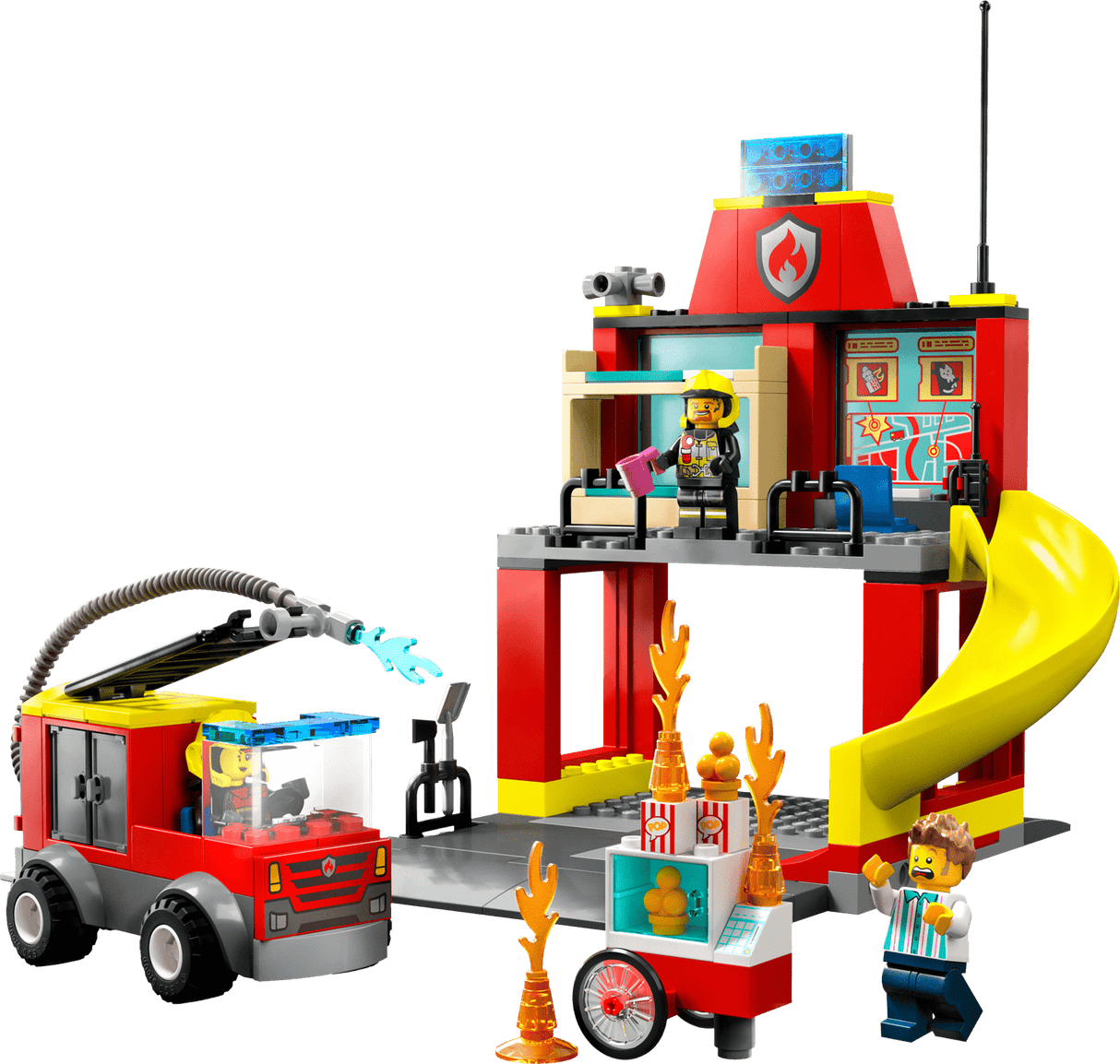 LEGO City Feuerwehrstation und Löschauto