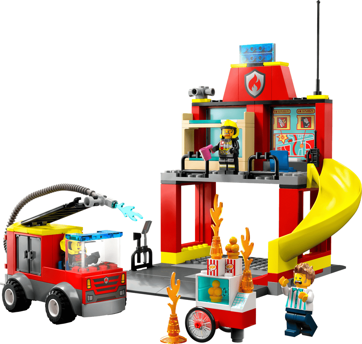 LEGO City Feuerwehrstation und Löschauto