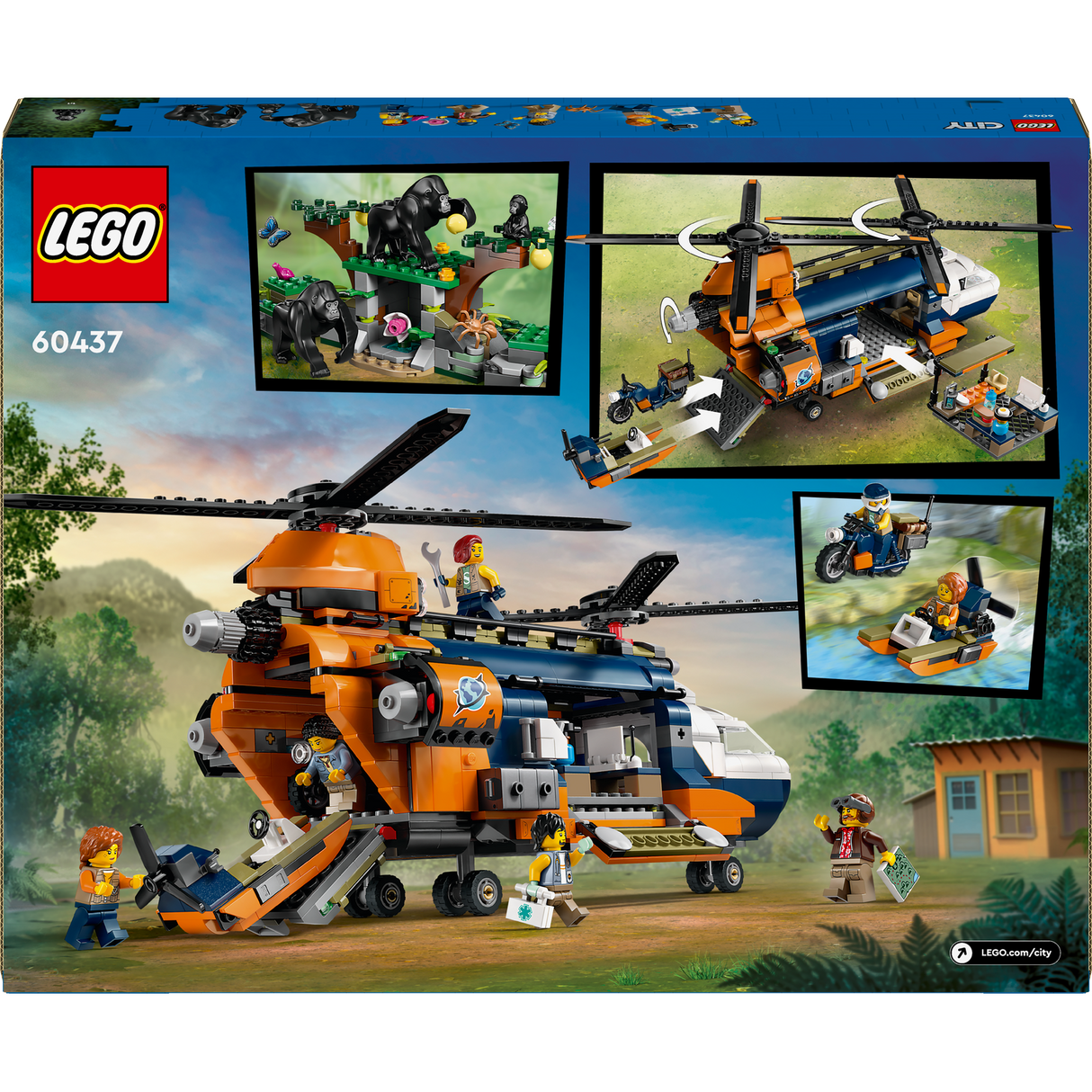 LEGO City Dschungelforscher-Hubschrauber 60437