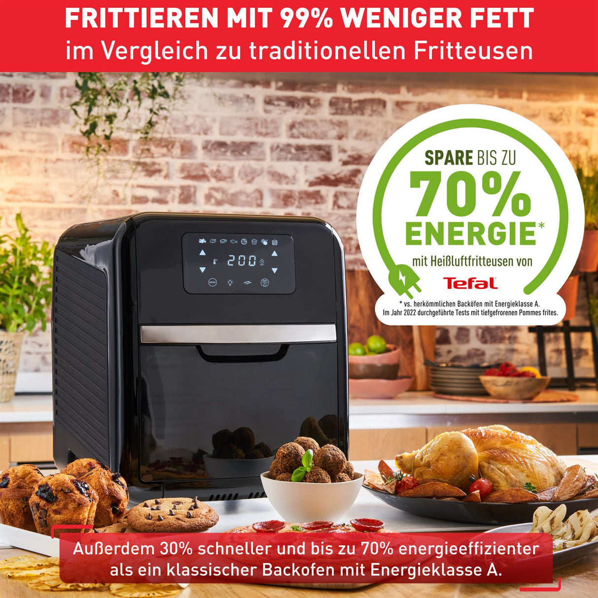 Tefal Easy Fry Oven und Grill Heißluftfritteuse