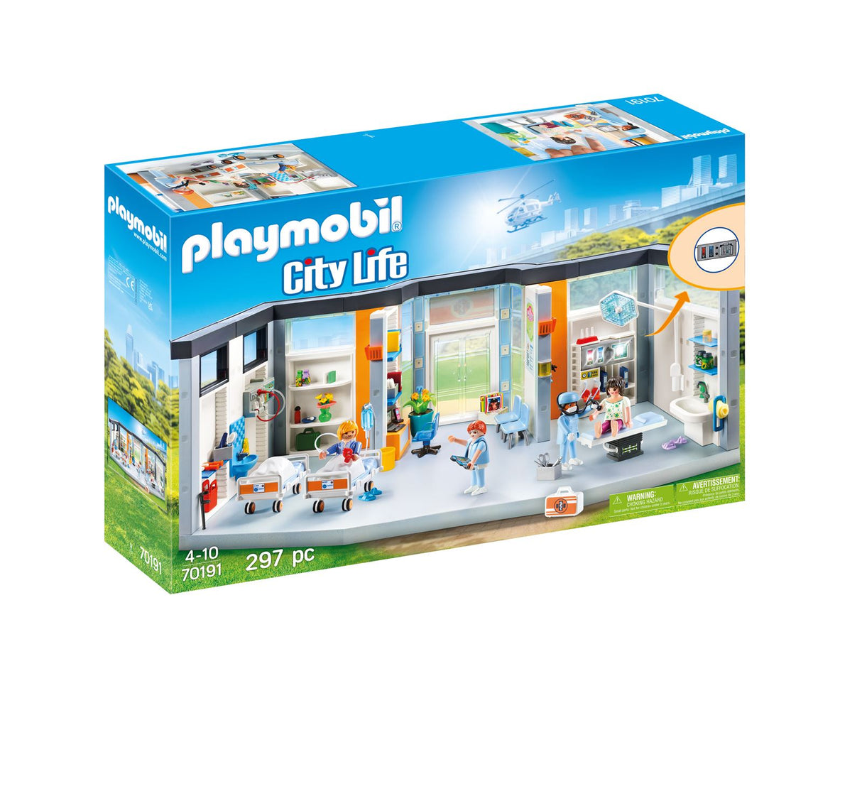 Playmobil Krankenhaus mit Einrichtung (70191)