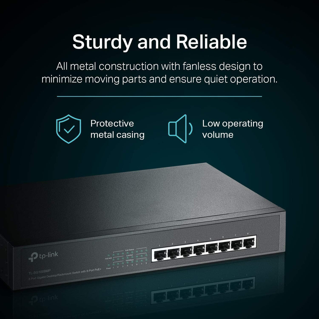 TP-Link 8-Port Gigabit Switch with 8-Port PoE+