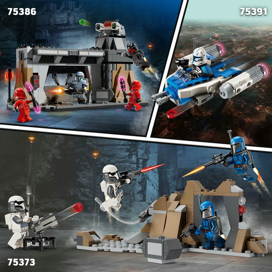 LEGO Star Wars Duell zwischen Paz Vizsla und Moff Gideon 75386