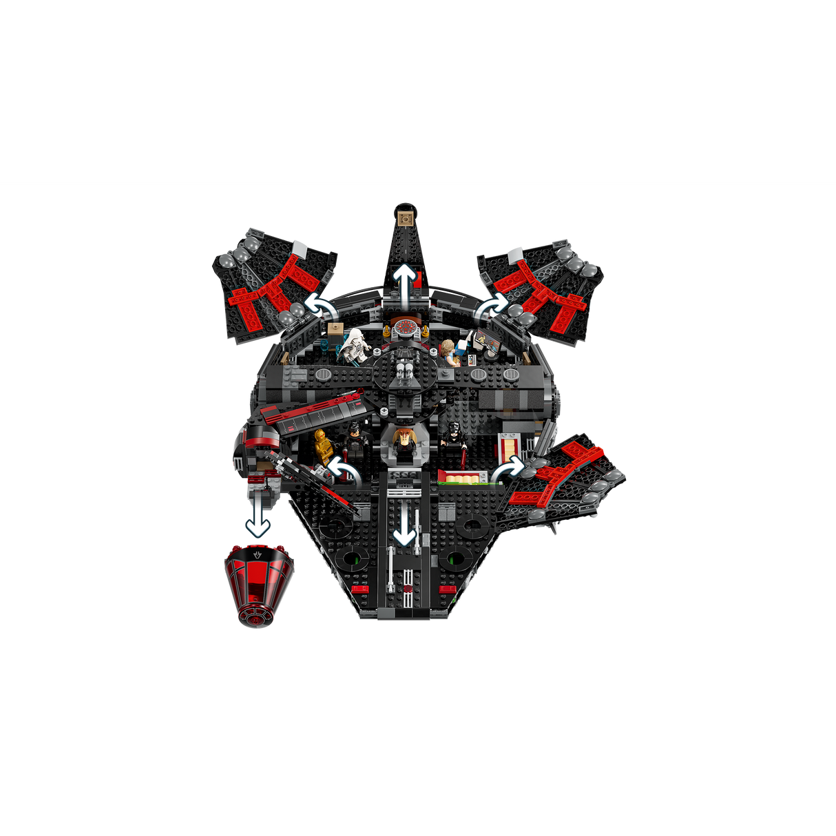 LEGO Star Wars Dunkler Millennium Falke 75389