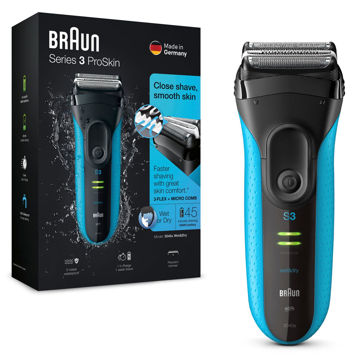 Braun Series 3 ProSkin - 3040s wet&dry
