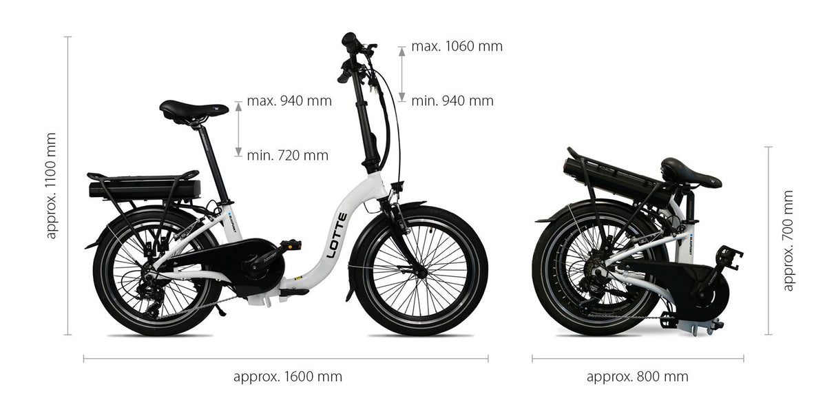 Blaupunkt E-Bike LOTTE faltbar