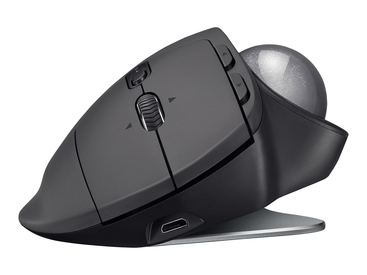 Logitech MX Ergo Maus Trackball kabellos Black