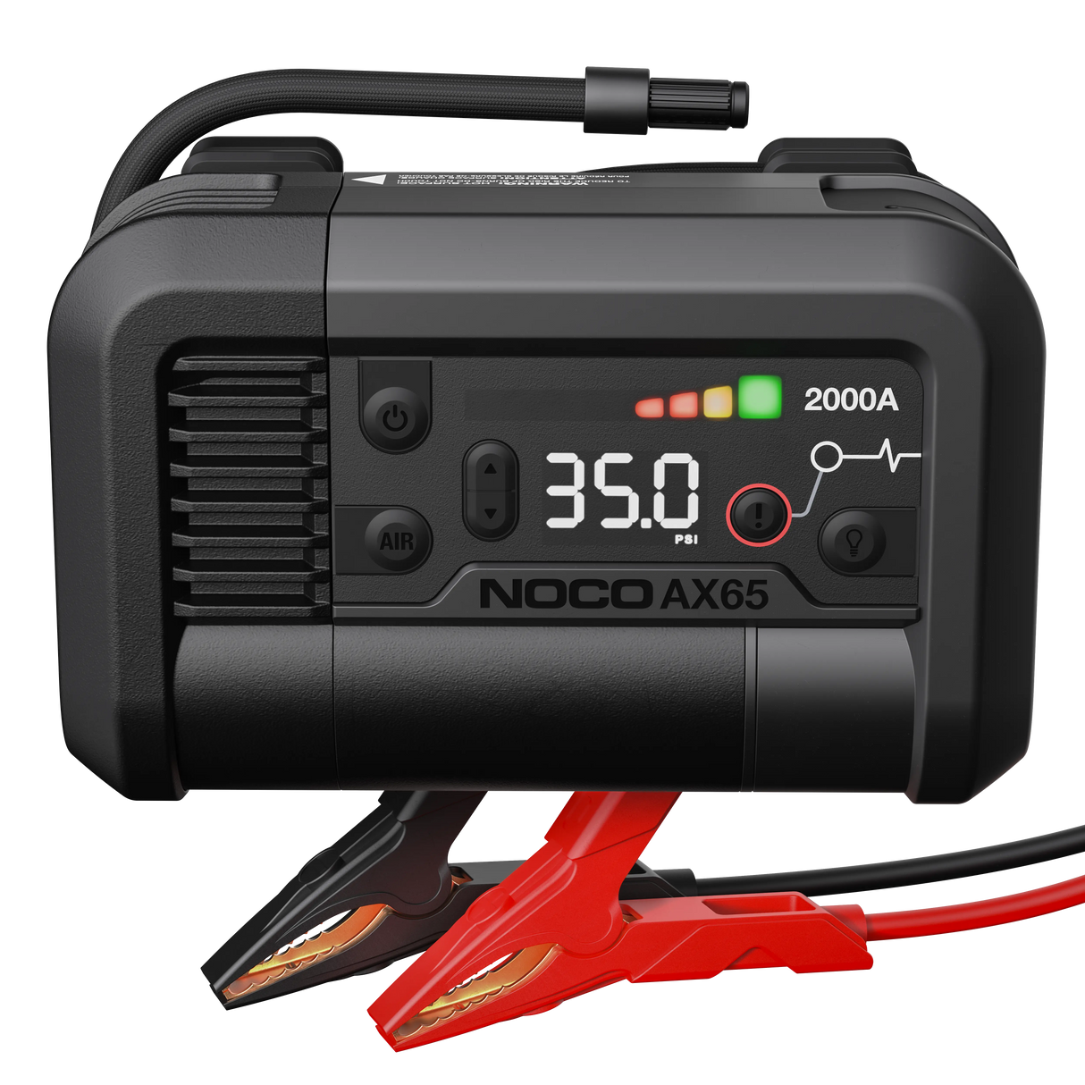 NOCO AX65 Starthilfe mit 2000 A, integriertem Luftkompressor und Batterieklemmen
