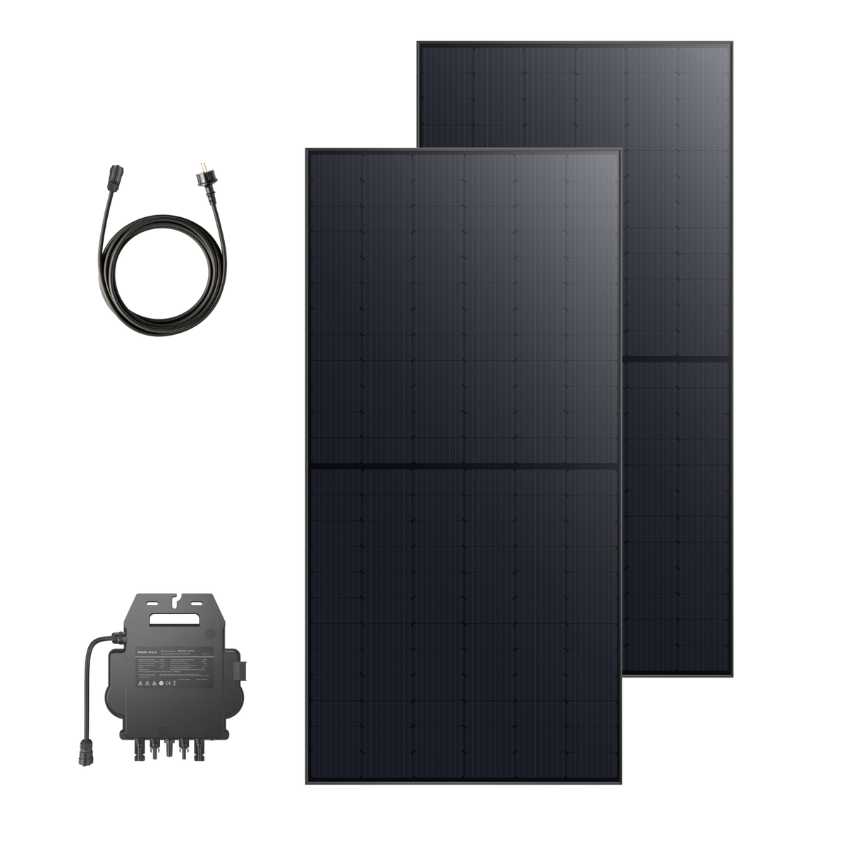 Anker Solix Balkonkraftwerk 2× RS50B 540W Mikroinverter 600W/800W ohne Halterung