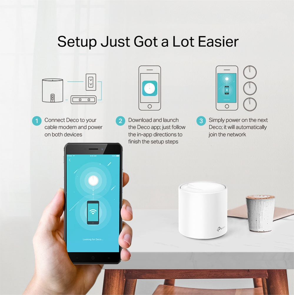TP-Link Dualband Router DECO X20(3-PACK) Wi-Fi 6