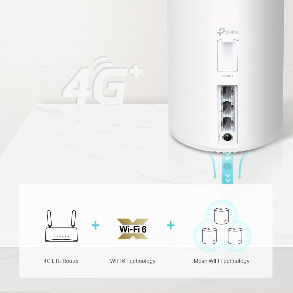 TP-Link Dualband Router DECO X20-4G(1-PACK)