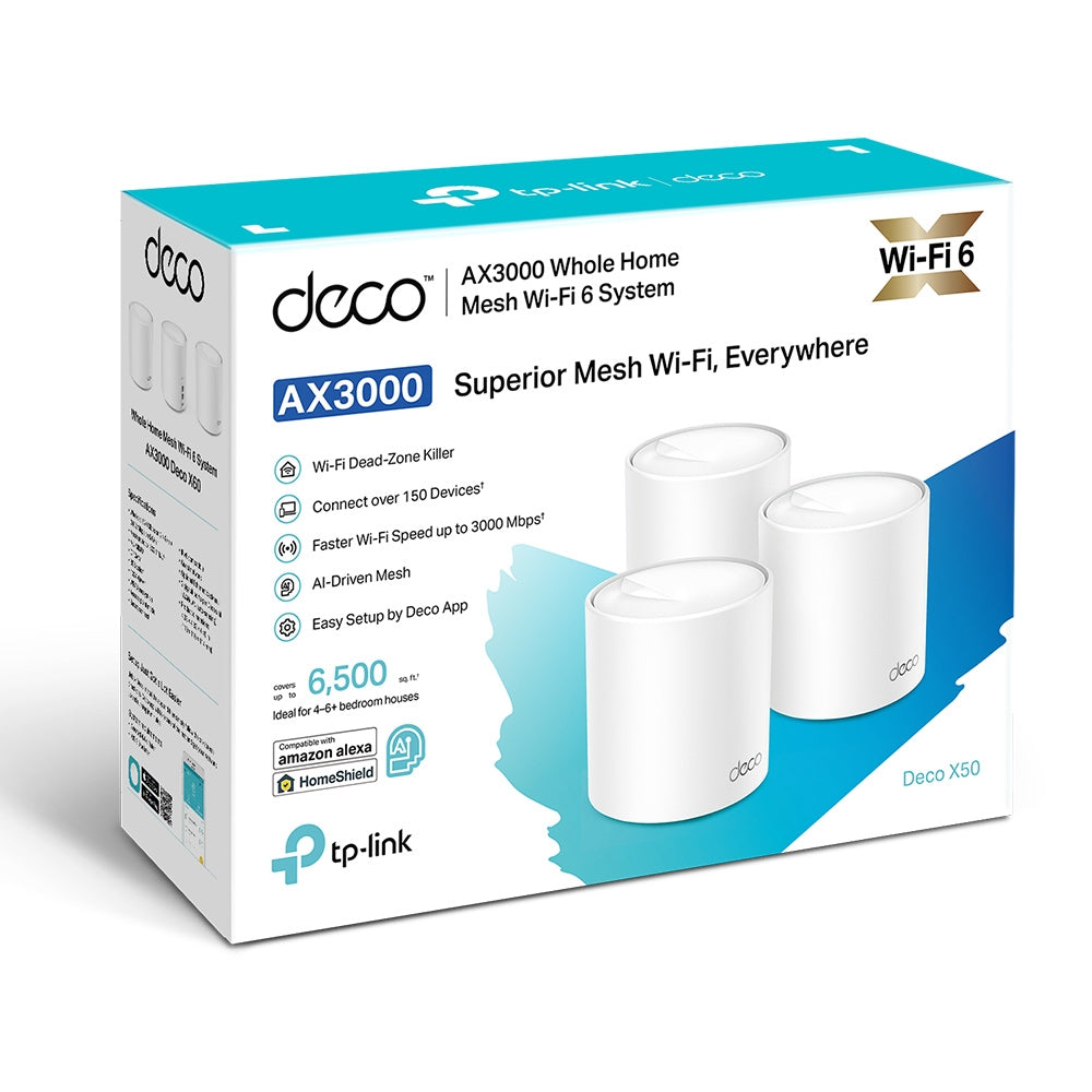 TP-Link DECO X50(3-PACK) Dualband Router