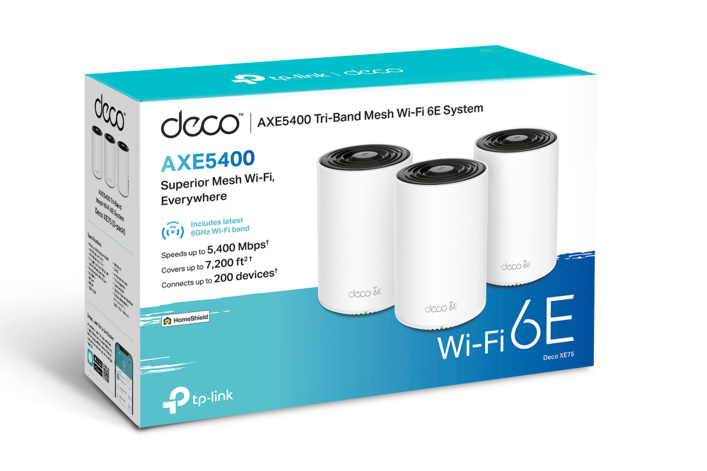 TP-Link DECO XE75(3-PACK) Tri-Band Router