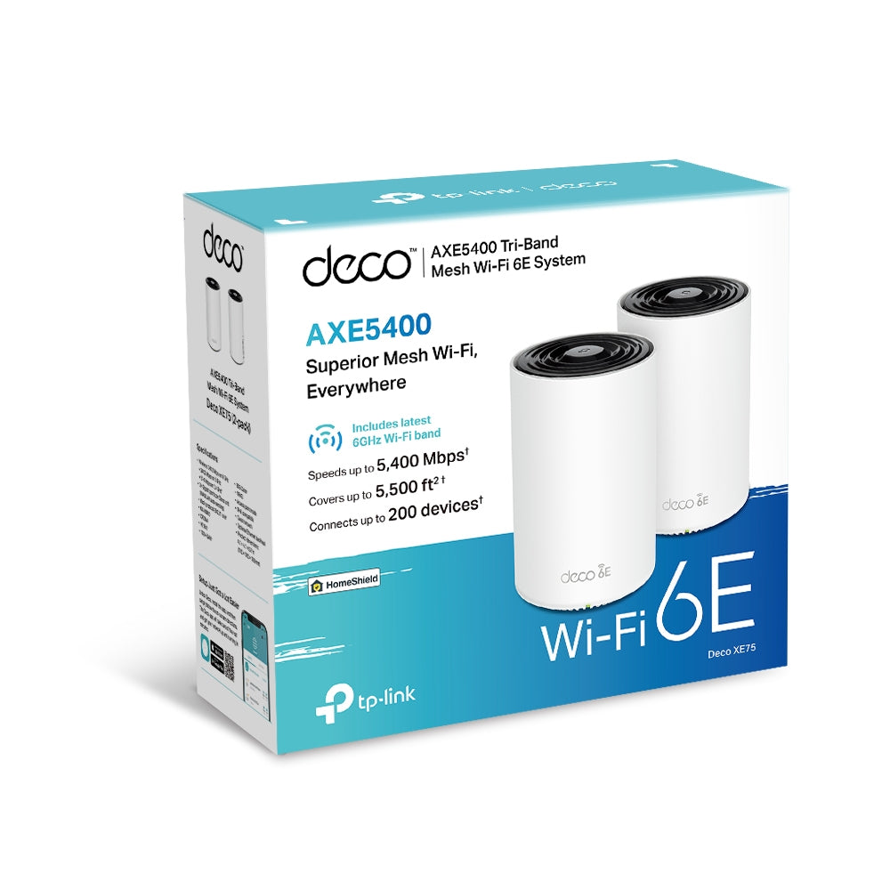 TP-Link DECO XE75(2-PACK) Tri-Band Router