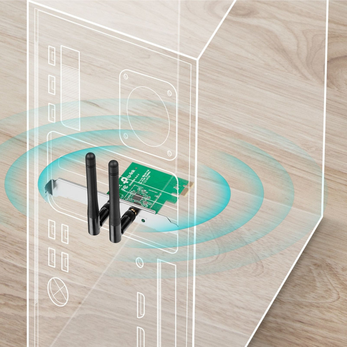 TP-Link 300Mbps Wi-Fi PCI Express Adapter