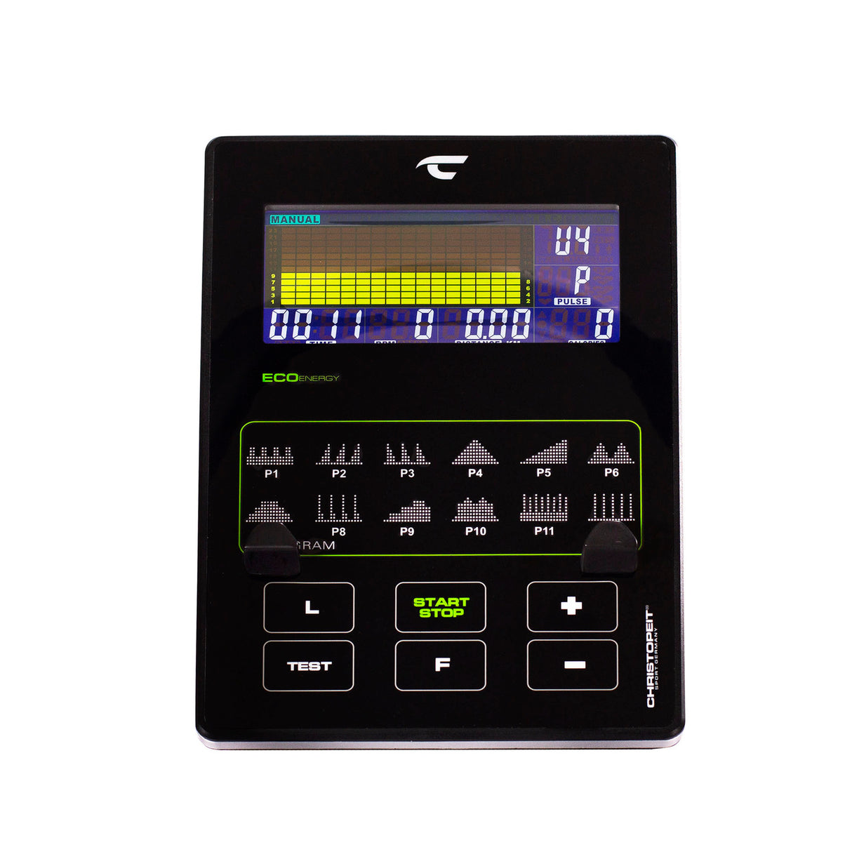 Christopeit Crosstrainer Ergometer Eco 2000, Generator, USB, Kino Mapp APP