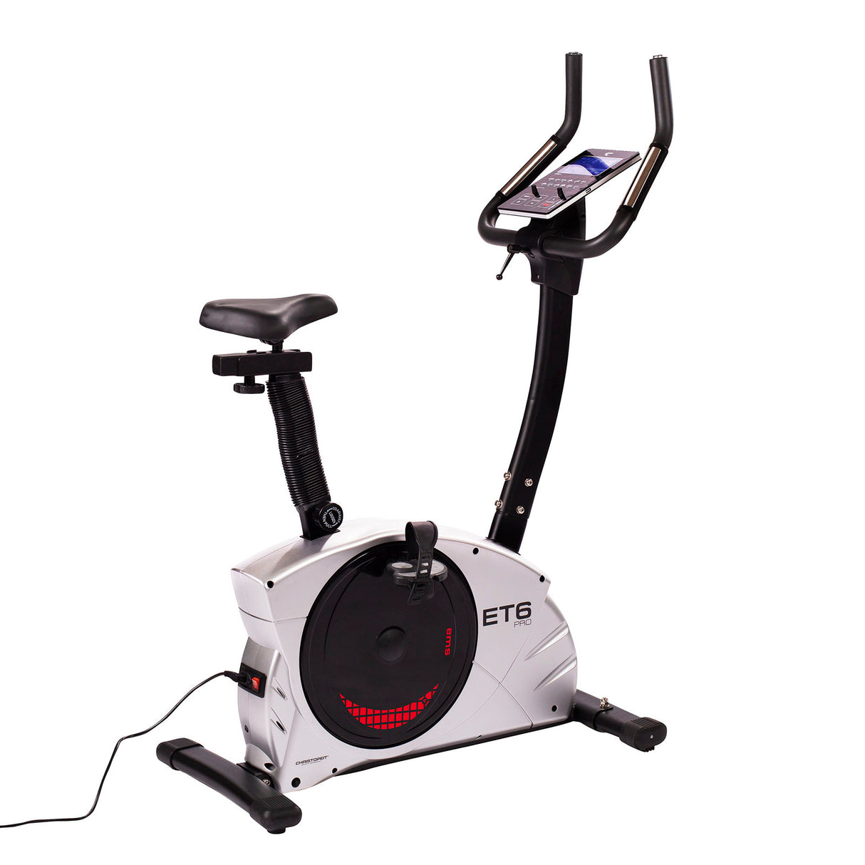 Christopeit Heimtrainer Ergometer ET 6 Pro, Induktionsbremse, KinoMap APP