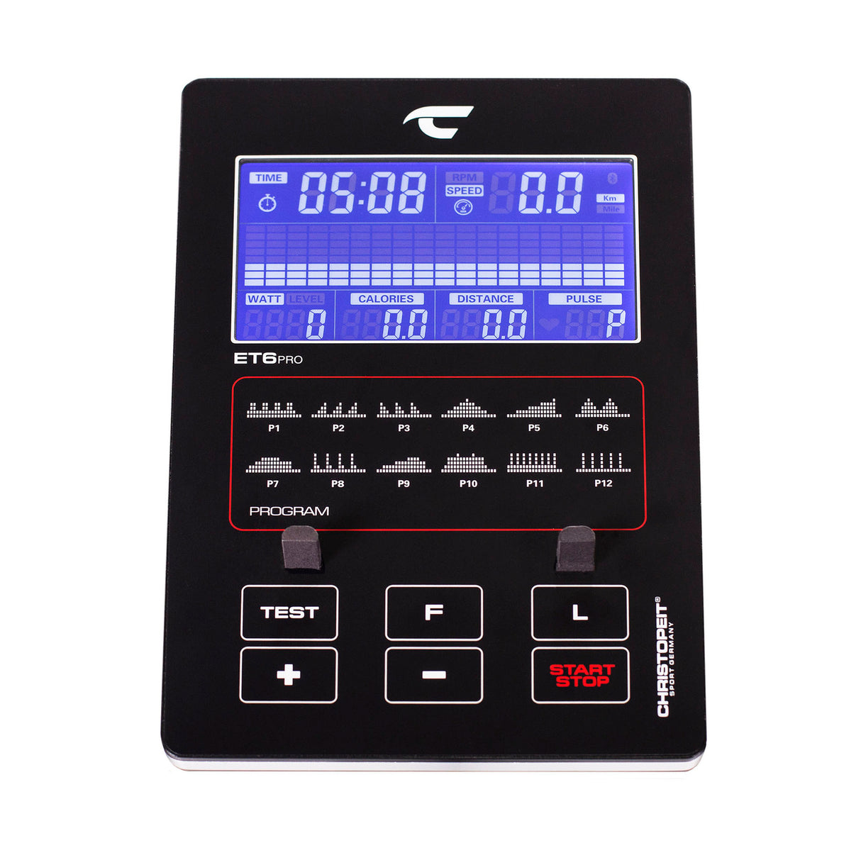 Christopeit Heimtrainer Ergometer ET 6 Pro, Induktionsbremse, KinoMap APP