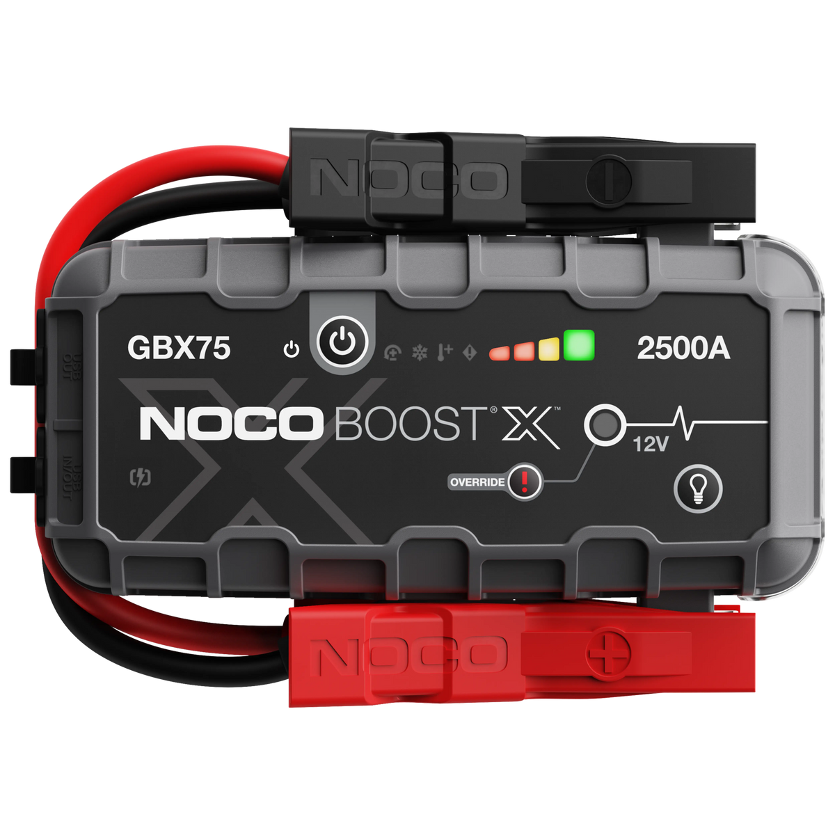 NOCO BOOST X GBX75 12V Starthilfe mit 2500 A und integrierten Starthilfekabeln