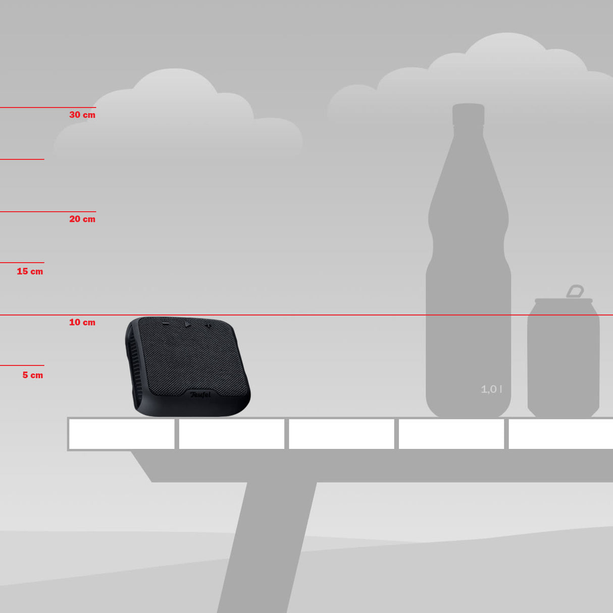 Teufel Bluetooth-Speaker Boomster Go schwarz