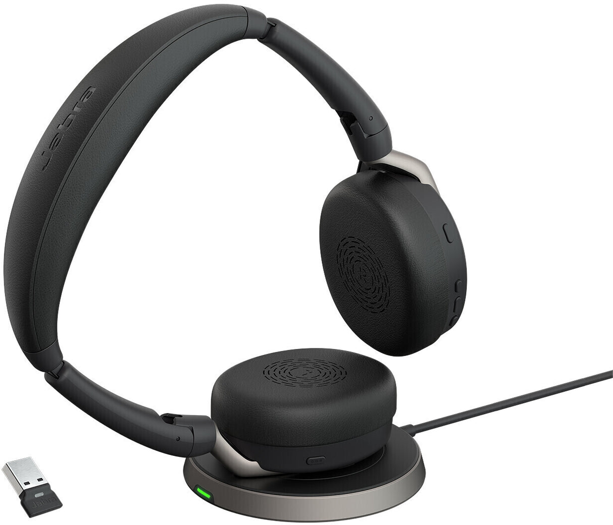 JABRA Headset Evolve2 65 Flex MS Stereo - mit kabelloses Ladepad - A WLC