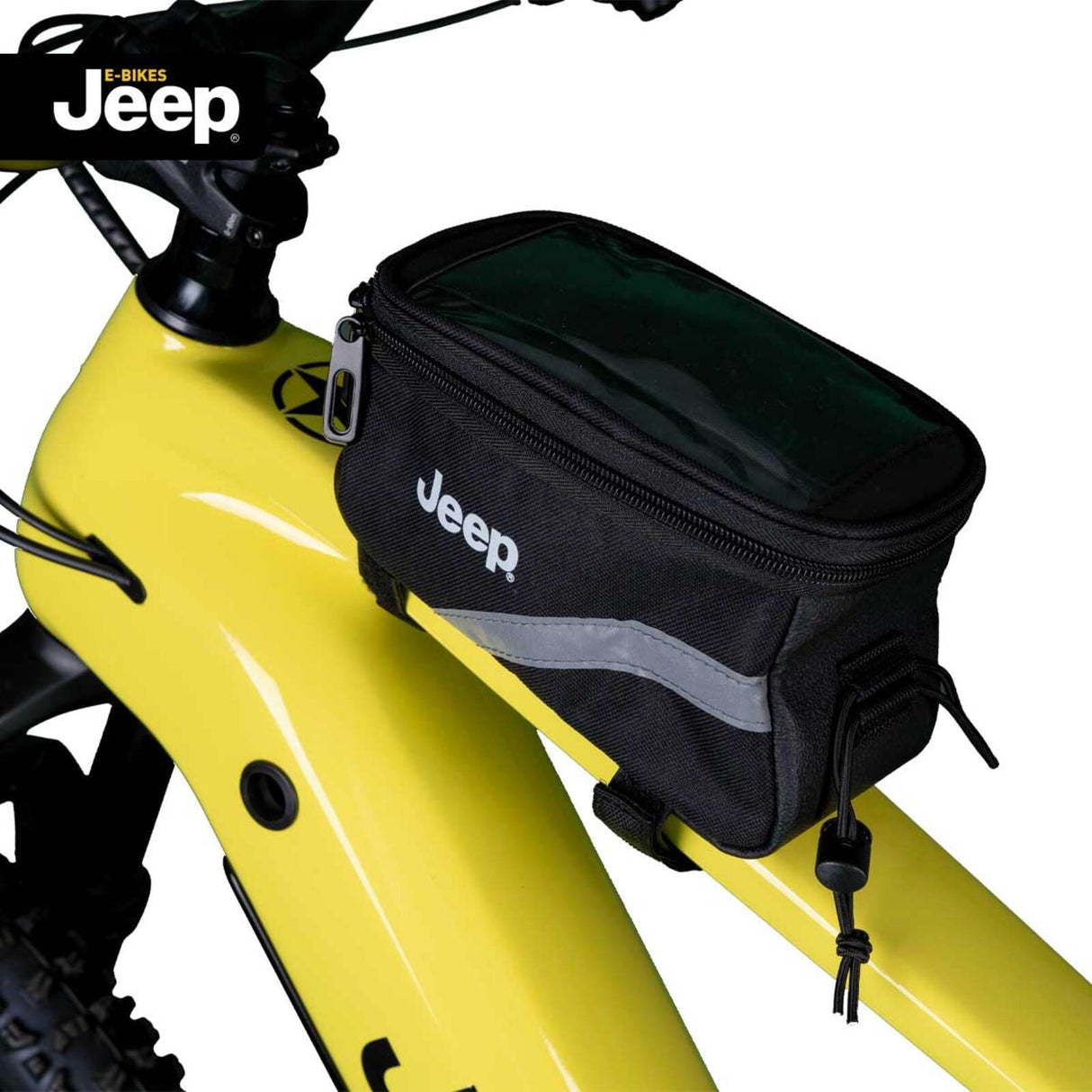 Jeep E-Bikes Smartphone Rahmentasche schwarz