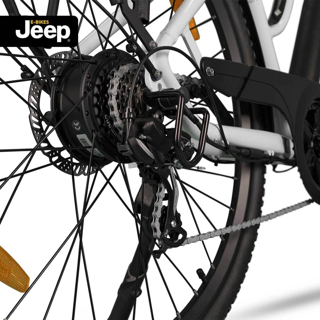 Jeep Trekking E-Bike TLR 7011, weiß