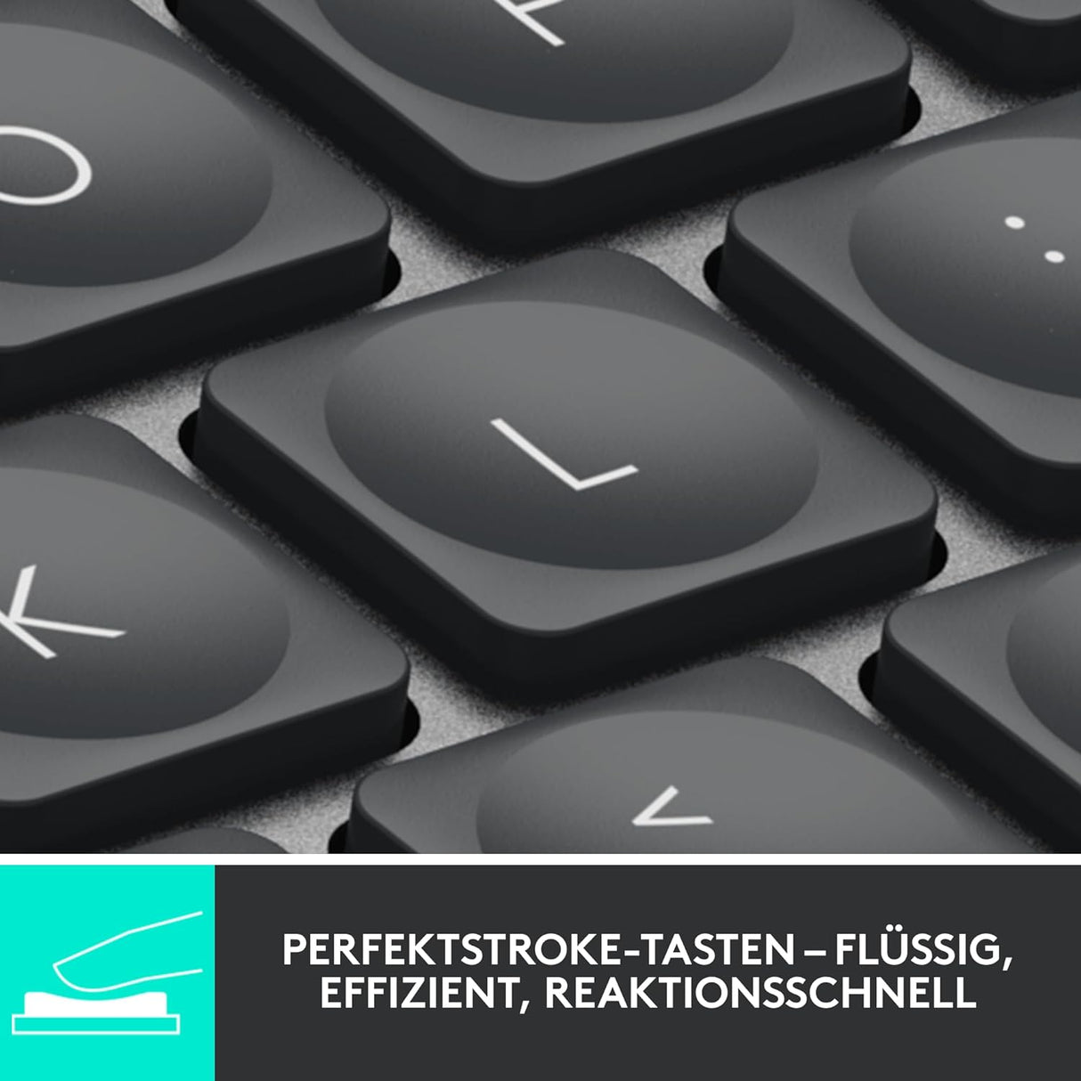 Logitech Tastatur MX Keys Mini kabellos grau